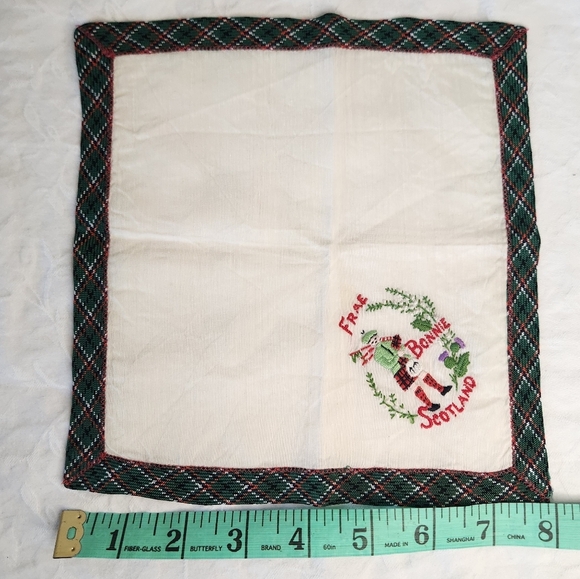 Vintage Scottish Pocket Square Kerchief - Picture 9 of 11